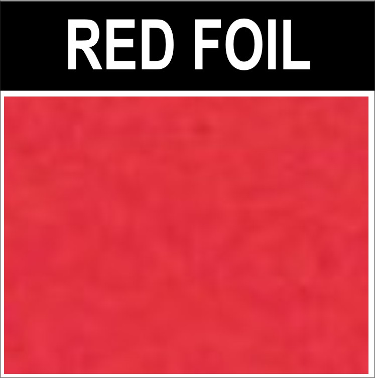 55mm Red Washcare Foil 55mm Red Washcare Foil